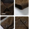 JMIERR Mens Quilted Shirt Jackets Casual Long Sleeve Snap Button Down Shirts with Pockets - Image 12