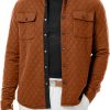 JMIERR Mens Quilted Shirt Jackets Casual Long Sleeve Snap Button Down Shirts with Pockets - Image 17