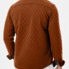 JMIERR Mens Quilted Shirt Jackets Casual Long Sleeve Snap Button Down Shirts with Pockets - Image 18