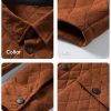 JMIERR Mens Quilted Shirt Jackets Casual Long Sleeve Snap Button Down Shirts with Pockets - Image 20