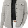 JMIERR Mens Quilted Shirt Jackets Casual Long Sleeve Snap Button Down Shirts with Pockets - Image 24