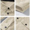 JMIERR Mens Quilted Shirt Jackets Casual Long Sleeve Snap Button Down Shirts with Pockets - Image 34