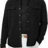 JMIERR Mens Quilted Shirt Jackets Casual Long Sleeve Snap Button Down Shirts with Pockets - Image 39