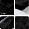 JMIERR Mens Quilted Shirt Jackets Casual Long Sleeve Snap Button Down Shirts with Pockets - Image 42