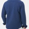 JMIERR Mens Quilted Shirt Jackets Casual Long Sleeve Snap Button Down Shirts with Pockets - Image 48