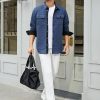 JMIERR Mens Quilted Shirt Jackets Casual Long Sleeve Snap Button Down Shirts with Pockets - Image 51