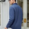 JMIERR Mens Quilted Shirt Jackets Casual Long Sleeve Snap Button Down Shirts with Pockets - Image 53