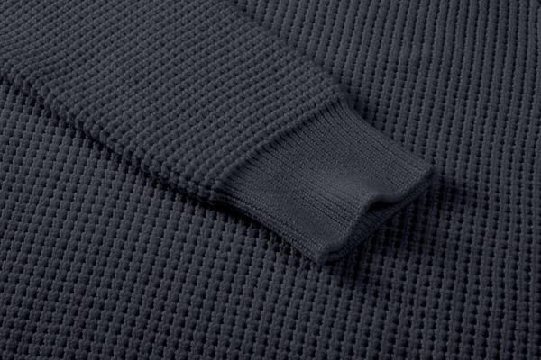 JMIERR Men's Crewneck Pullover Sweater Waffle Textured Knitted Sweaters Casual Loose Fit Sweaters with Ribbing Edge - Image 39