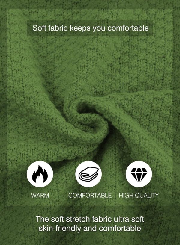 JMIERR Men's Casual Long Sleeve Shawl Collar Buttons Down Cable Knit Cardigan Sweater with Pockets - Image 38