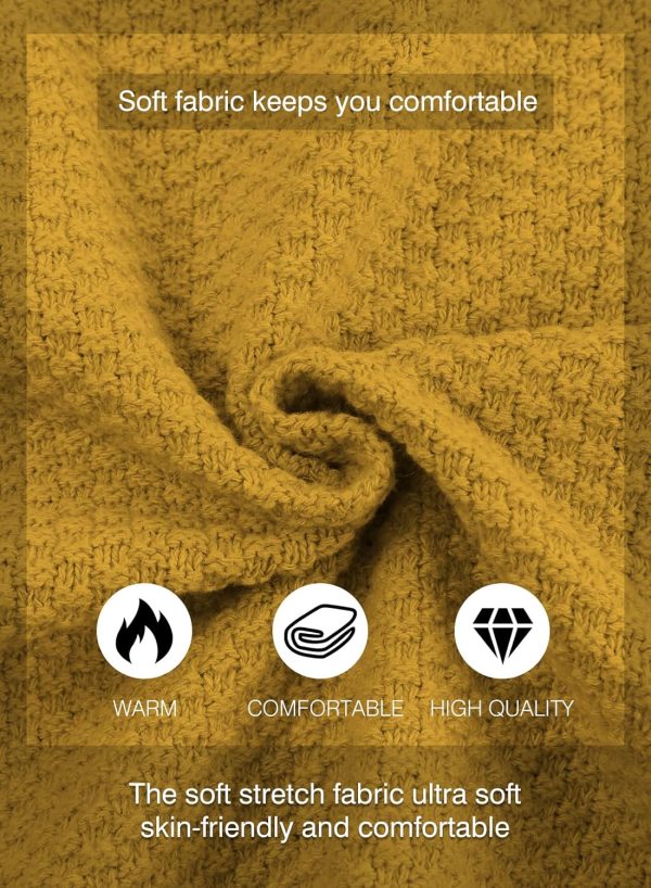 JMIERR Men's Casual Long Sleeve Shawl Collar Buttons Down Cable Knit Cardigan Sweater with Pockets - Image 49