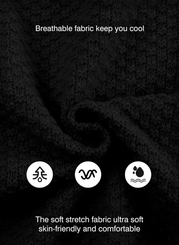 JMIERR Men's Casual Long Sleeve Shawl Collar Buttons Down Cable Knit Cardigan Sweater with Pockets - Image 100