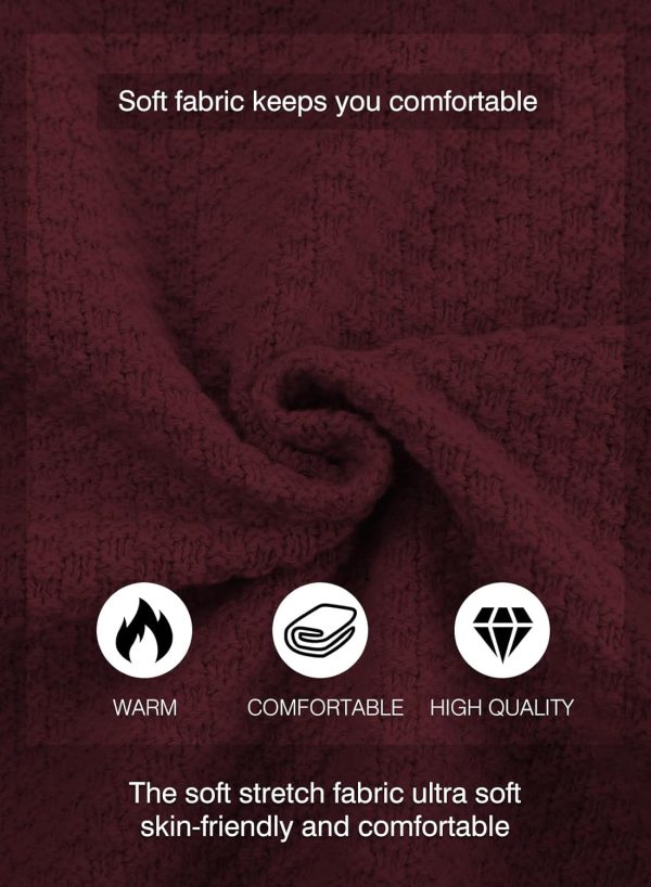 JMIERR Men's Casual Long Sleeve Shawl Collar Buttons Down Cable Knit Cardigan Sweater with Pockets - Image 122