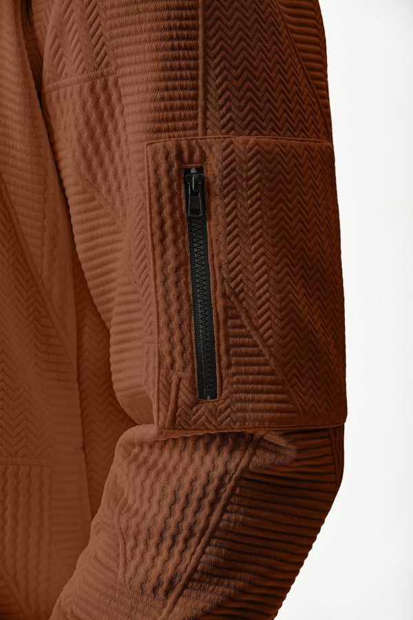 JMIERR Mens Casual Jacquard Bomber Jackets Color-Block Lightweight Varsity Jacket Fashion Zipper Coat with Pockets - Image 51