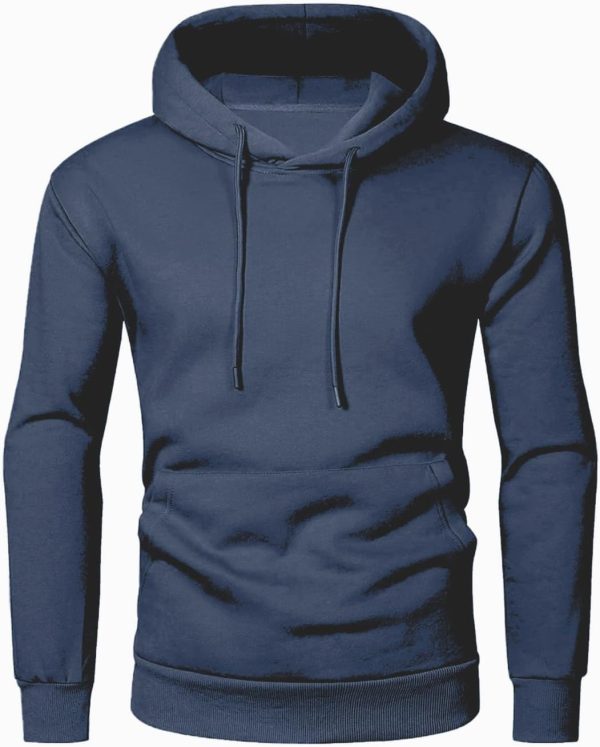 JMIERR Mens Casual Cotton Hooded Collar Drawstring Hoodies Pullover Sweatshirts Casual Long Sleeve Shirts - Image 51