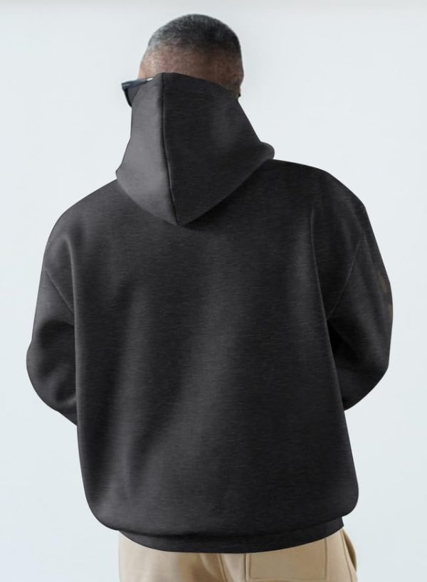 JMIERR Mens Casual Cotton Hooded Collar Drawstring Hoodies Pullover Sweatshirts Casual Long Sleeve Shirts - Image 115