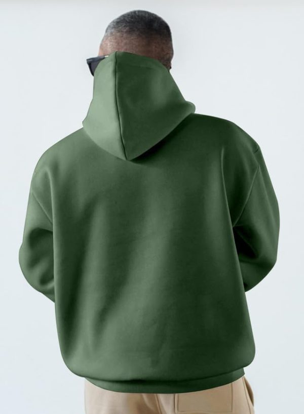 JMIERR Mens Casual Cotton Hooded Collar Drawstring Hoodies Pullover Sweatshirts Casual Long Sleeve Shirts - Image 131